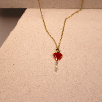 Collier avec coeur de fée - ANNA