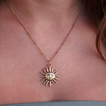 Ketting met zon - Helios