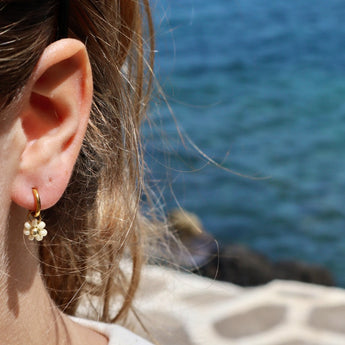 Boucles d'oreilles marguerite - DAISY