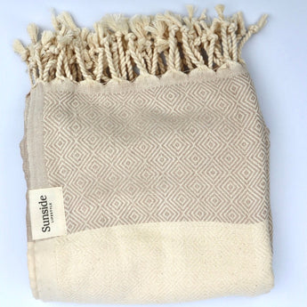 Otto strandhanddoek - BEIGE