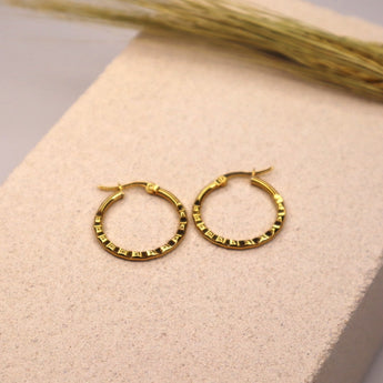 Boucles d'oreilles en relief - AMY