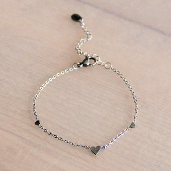 Bracelet avec 3 mini coeurs - FLOORTJE