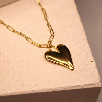 Collier avec coeur XL - NINA