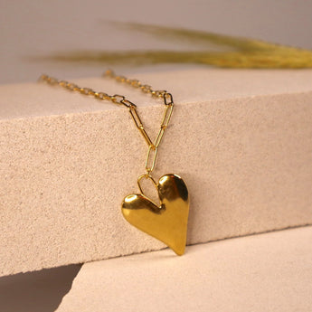 Collier avec coeur XL - NINA