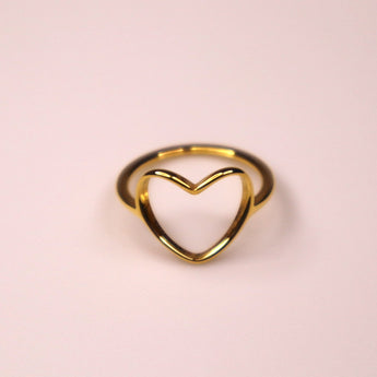 Ring met open hart - SUZY